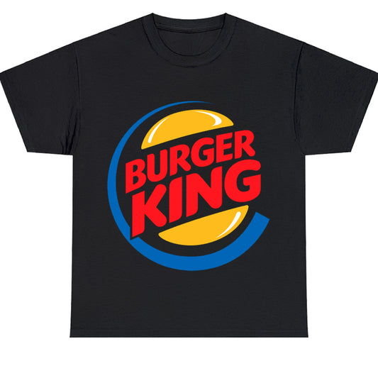 Burger King Logo Men's Unisex T Shirt Size S to 3XL