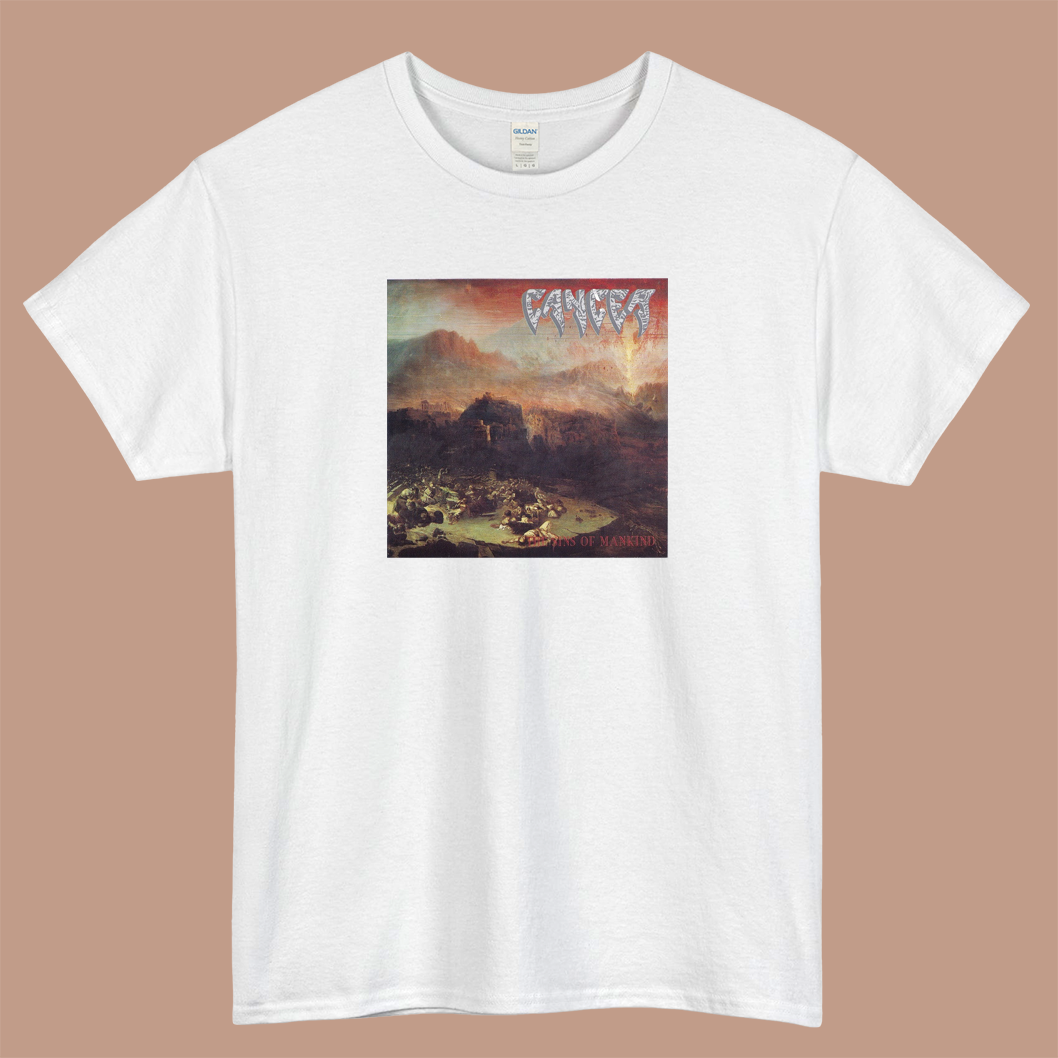CANCER - The Sins of Mankind Logo Mens Unisex Short Sleeve T-Shirt Size S-3XL - P