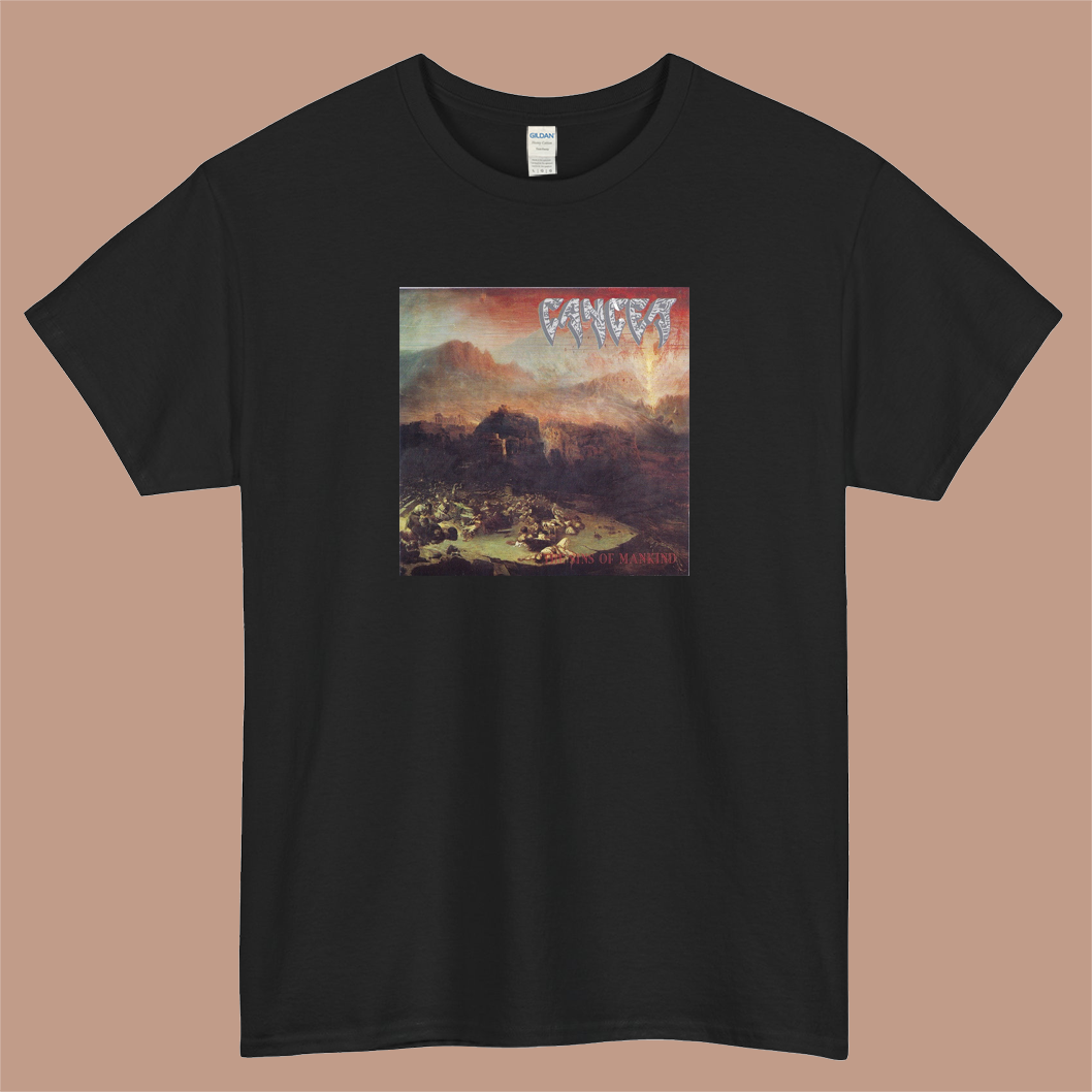 CANCER - The Sins of Mankind Logo Mens Unisex Short Sleeve T-Shirt Size S-3XL - P