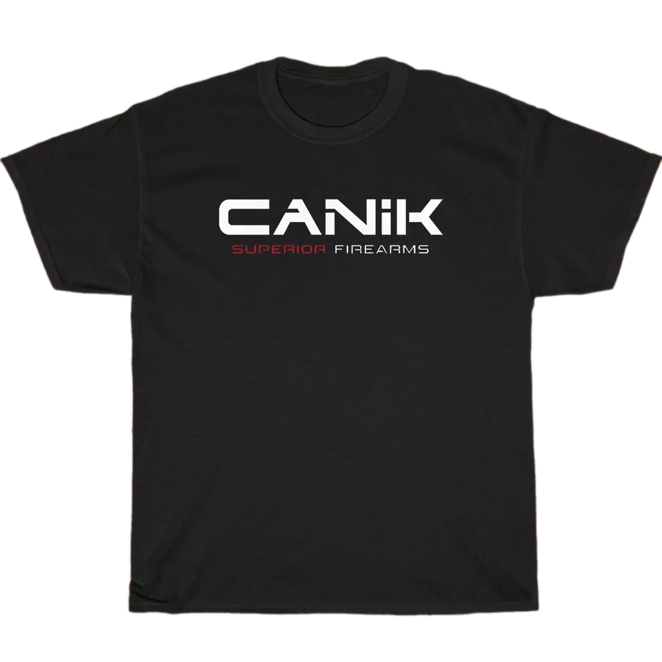 CANIK Superior Firearms Logo Men's Unisex T Shirt Size S to 3XL
