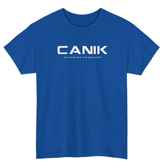 CANIK Blue Black Navy Logo Mens Unisex Short Sleeve T-Shirt Size S-3XL -P