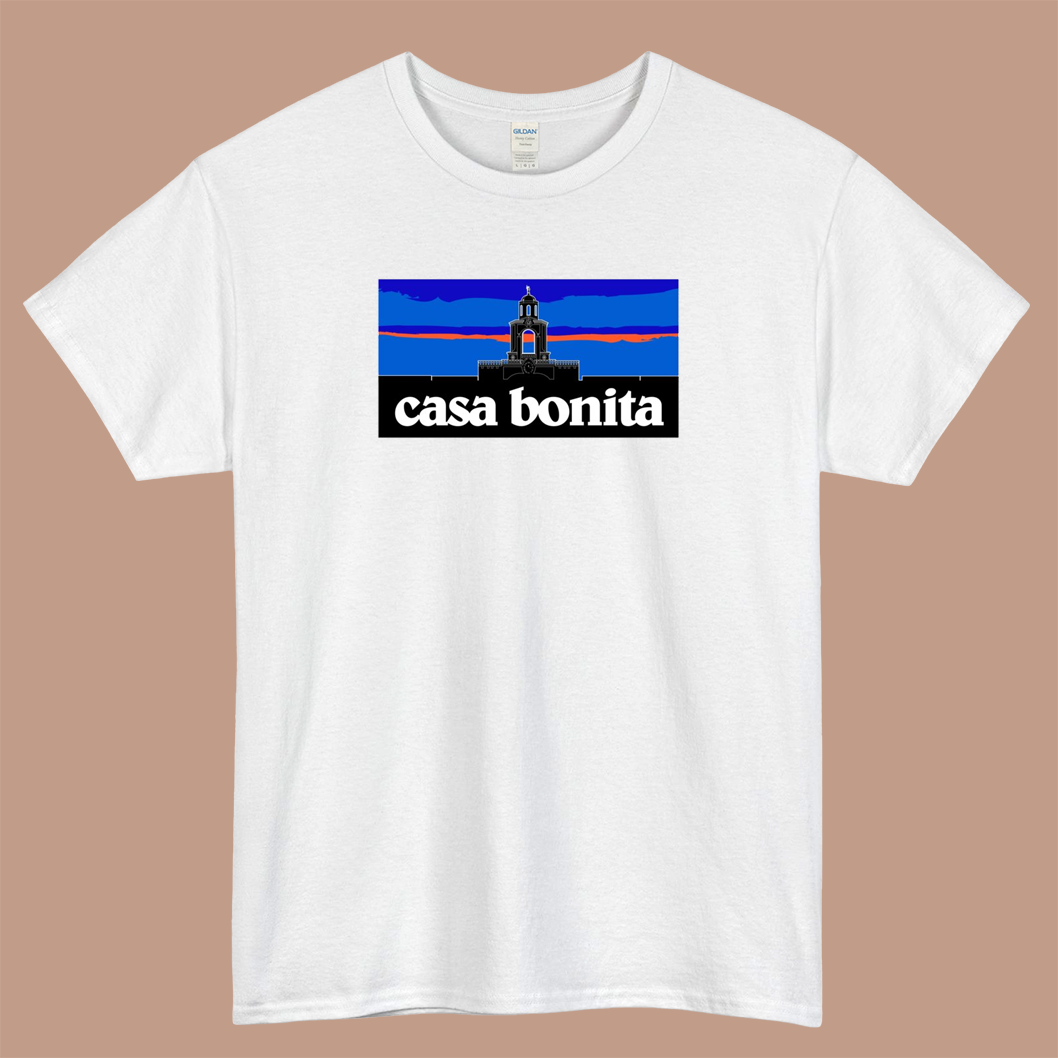 CASA BONITA Logo Mens Unisex Short Sleeve T-Shirt Size S-3XL - P