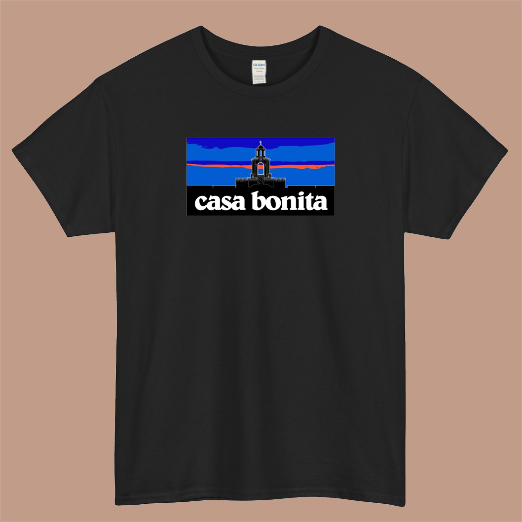 CASA BONITA Logo Mens Unisex Short Sleeve T-Shirt Size S-3XL - P