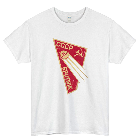 CCCP Satellite Sputnik V01 Logo Mens Unisex Short Sleeve T-Shirt Size S-3XL - P
