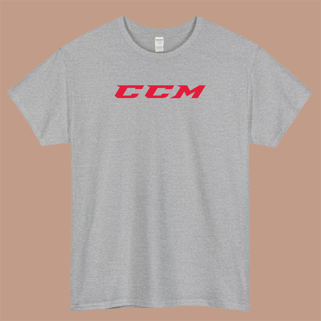 CCM Hockey Logo Mens Unisex Short Sleeve T-Shirt Size S-3XL - P