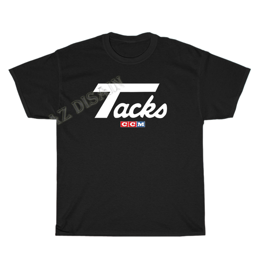 CCM Tacks Retro Ice Hockey Logo Men's Unisex T Shirt Size S to 3XL