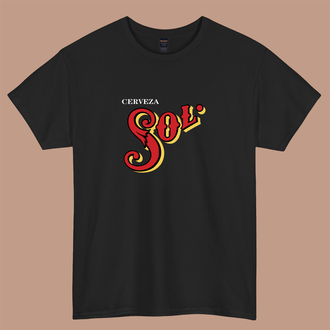 CERVEZA SOL BEER LOGO  SHORT SLEEVE T SHIRT S-3XL-P