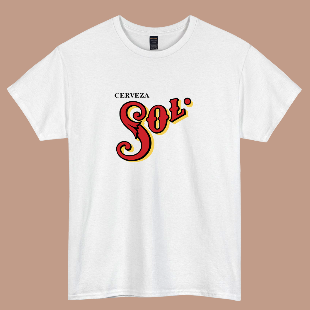 CERVEZA SOL BEER LOGO SHORT SLEEVE T SHIRT S-3XL-P