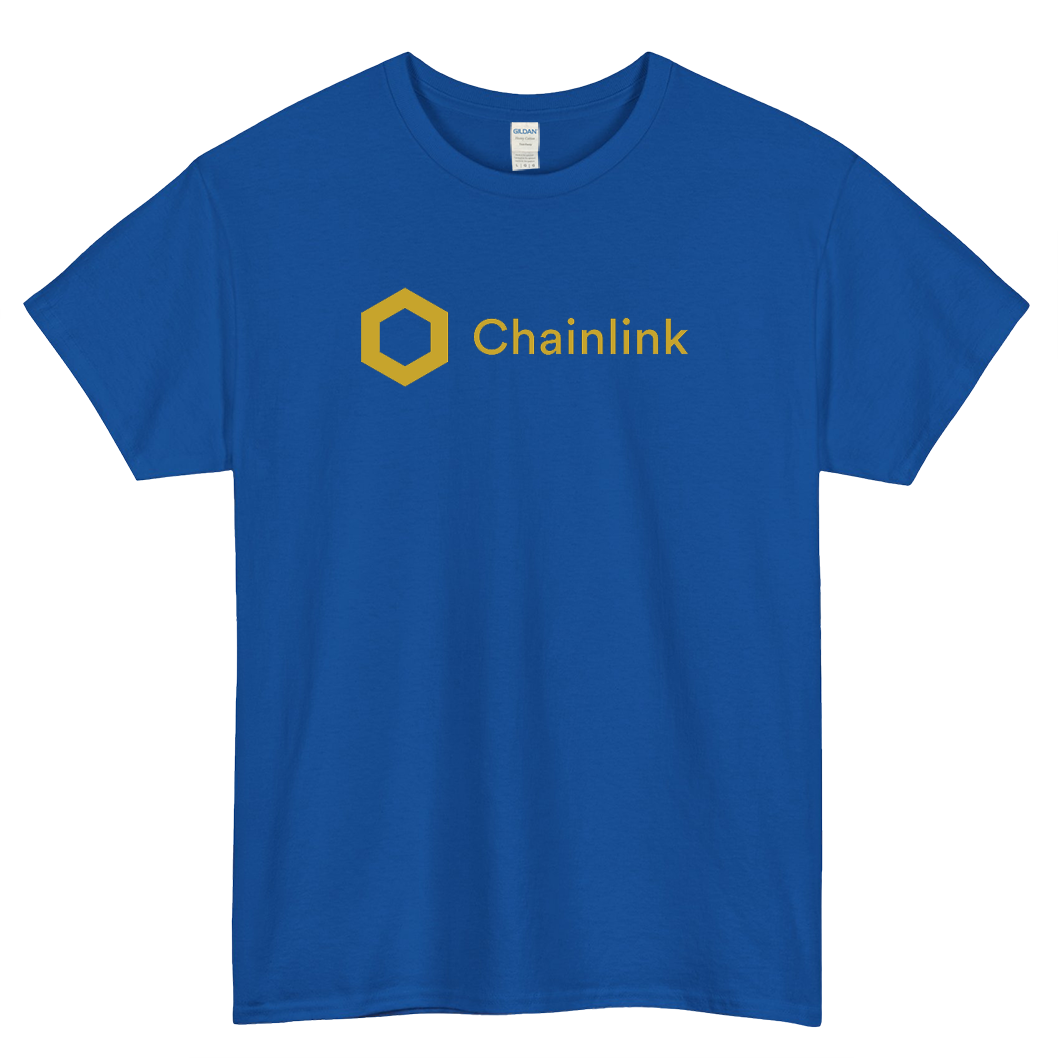 CHAINLINK LINK CRYPTO ALTCOIN logo SHORT SLEEVE T SHIRT -P