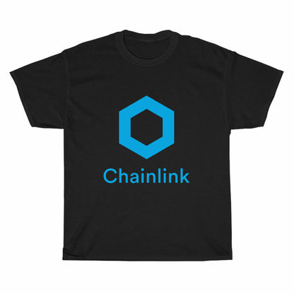 CHAINLINK LINK CRYPTO ALTCOIN logo Men's Unisex T Shirt Size S to 3XL