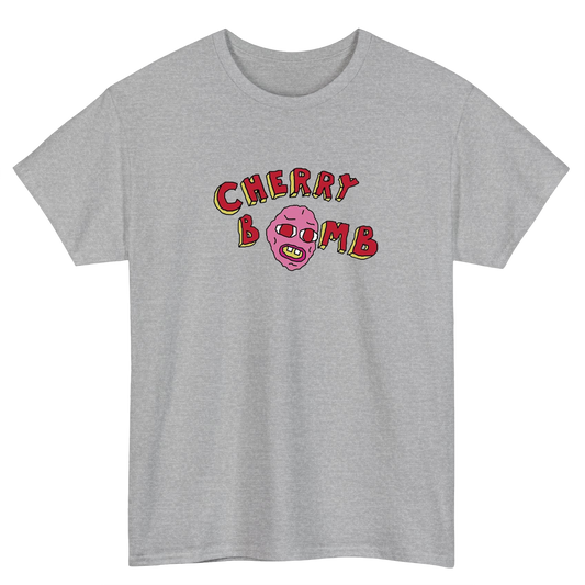 CHERRY BOMB Logo Mens Unisex Short Sleeve T-Shirt Size S-3XL - P