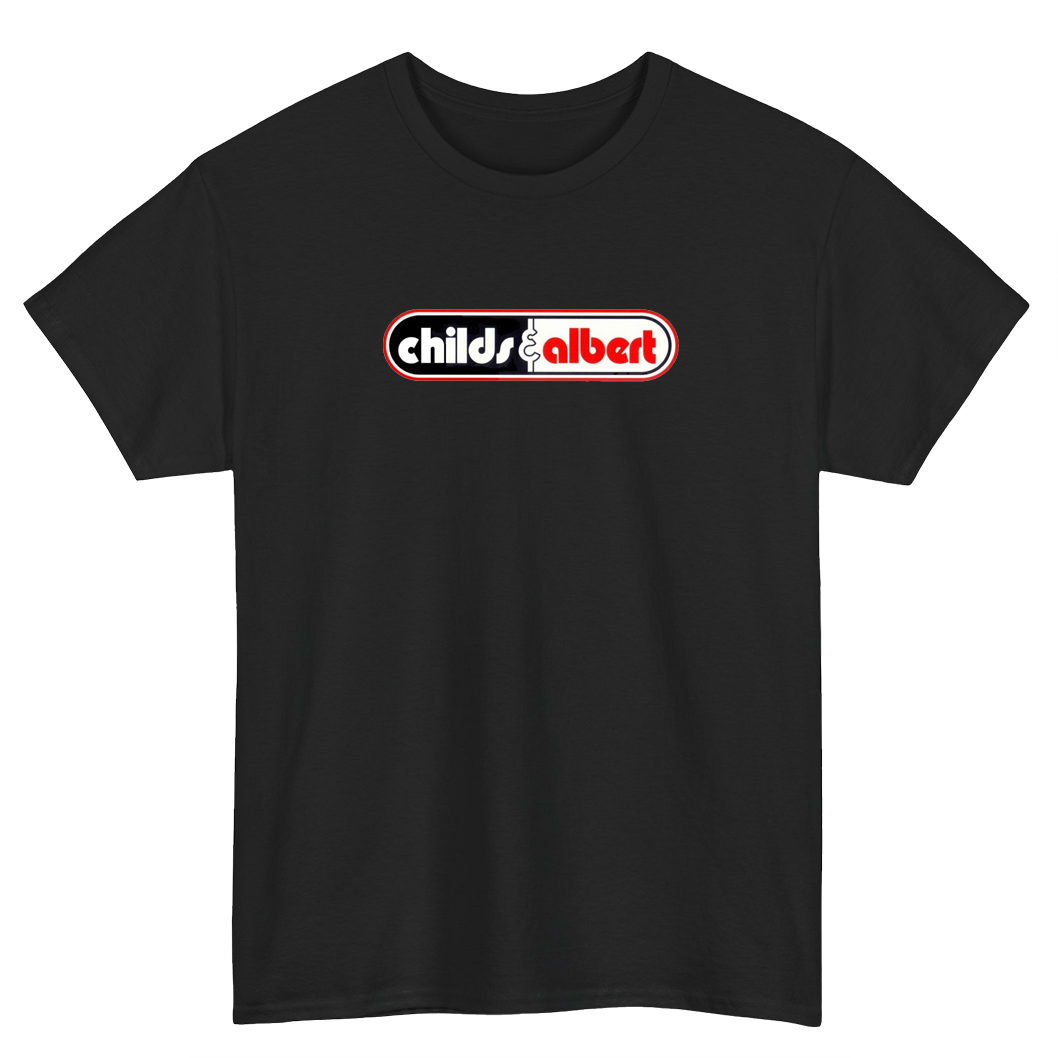 CHILDS ALBERT Blue Black Navy Logo Mens Unisex Short Sleeve T-Shirt Size S-3XL -P