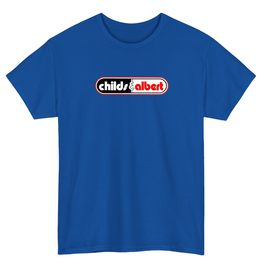 CHILDS ALBERT Blue Black Navy Logo Mens Unisex Short Sleeve T-Shirt Size S-3XL -P