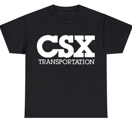 CSX Transportation Logo Men's Unisex T Shirt Size S to 3XL
