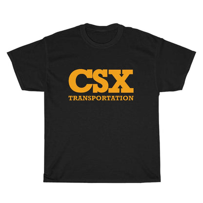 CSX Transportation Railroad logo Men's Unisex T Shirt Size S to 3XL