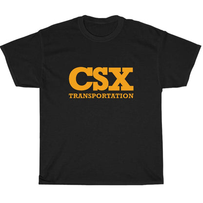 CSX Transportation Railroad Logo Men's Unisex T Shirt Size S to 3XL