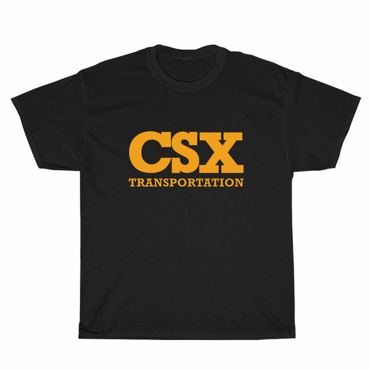 CSX Transportation Railroad Logo Unisex Men's T Shirt Size S to 3XL