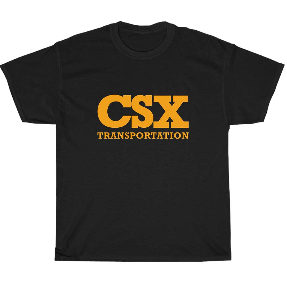CSX Transportation Railroad Logo Men's Unisex T Shirt Size S to 3XL