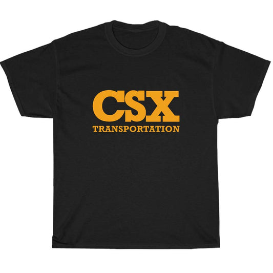 CSX Transportation Railroad Logo Men's Unisex T Shirt Size S to 3XL