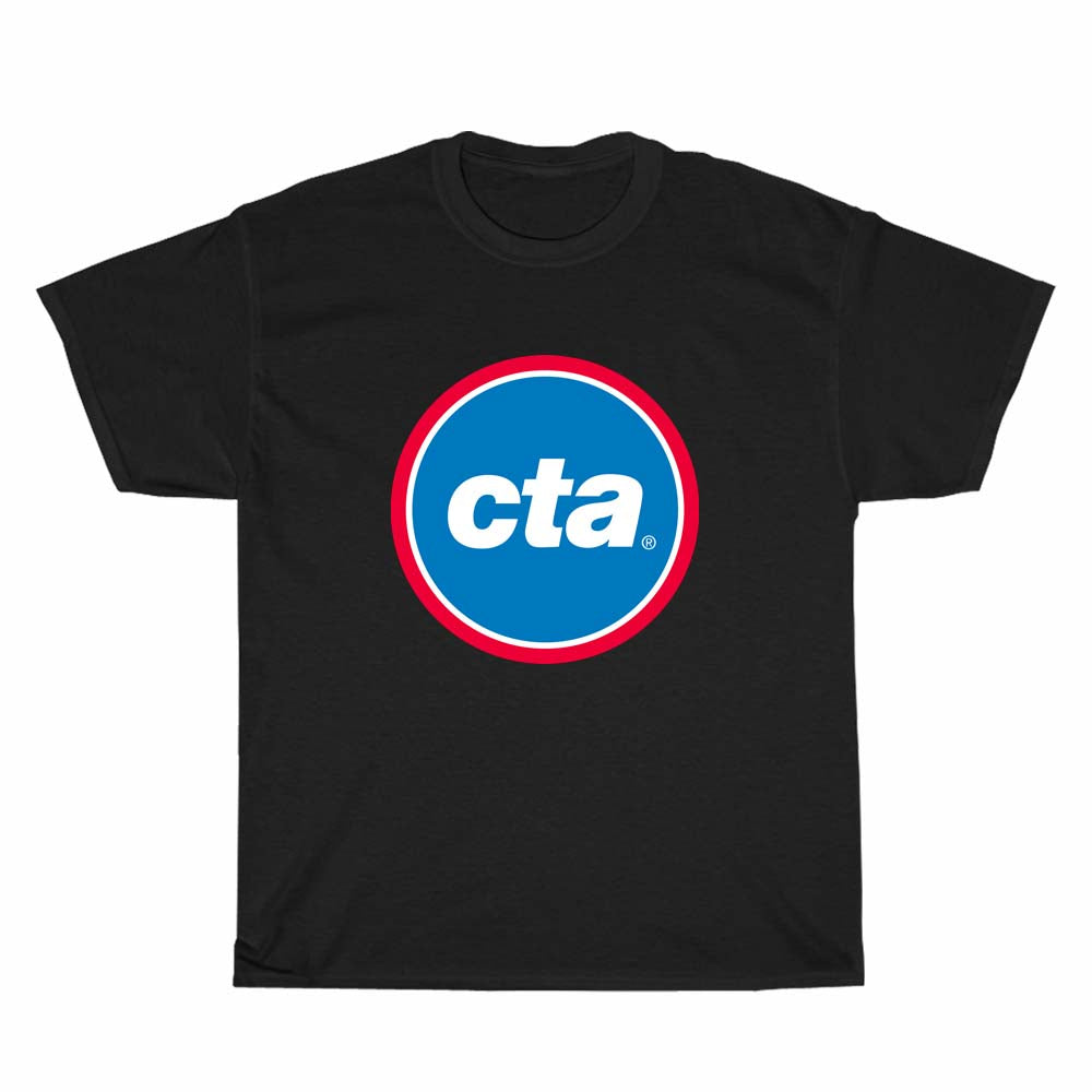 CTA - CHICAGO TRANSIT AUTHORITY Logo Men's Unisex T Shirt Size S to 3XL
