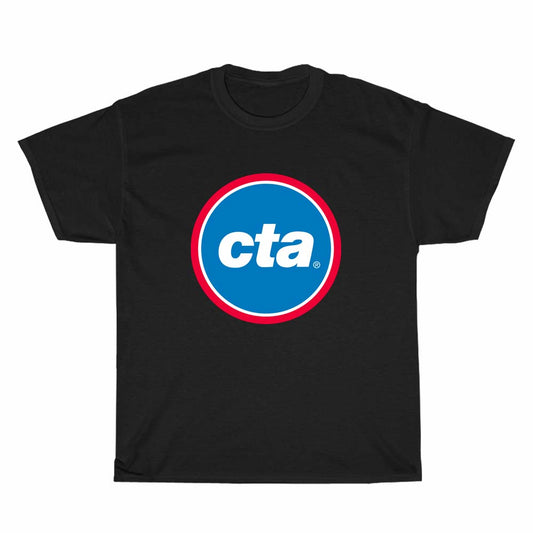 CTA - CHICAGO TRANSIT AUTHORITY Logo Men's Unisex T Shirt Size S to 3XL