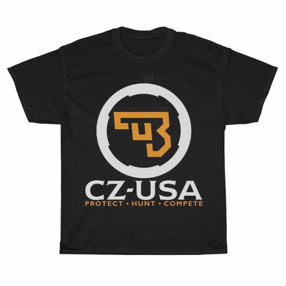 CZ USA Ceska Zbrojovka Firearms Guns Logo Unisex Men's T Shirt Size S to 3XL