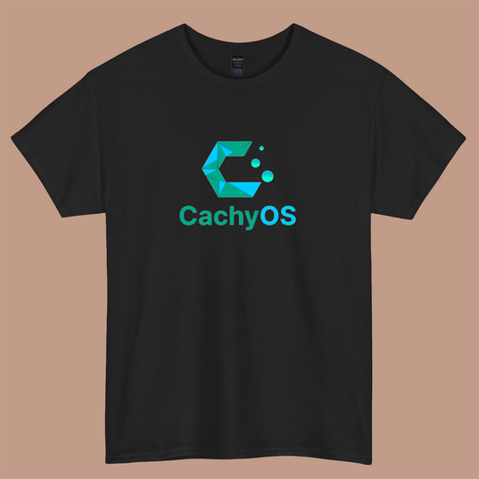 Cachy OS logo short sleeve t shirt S-3XL -P