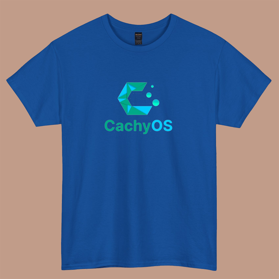 Cachy OS logo short sleeve t shirt S-3XL -P