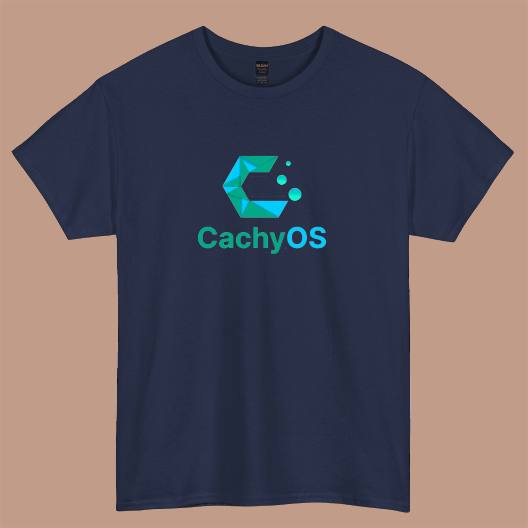 Cachy OS logo short sleeve t shirt S-3XL -P
