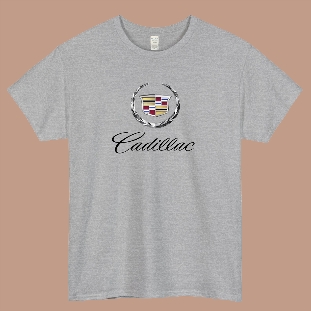 Cadillac Sport Car Brand Logo Mens Unisex Short Sleeve T-Shirt Size S-3XL