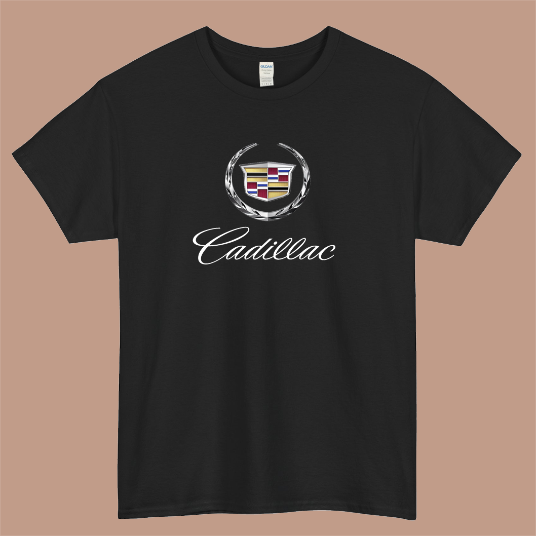 Cadillac Sport Car Brand Logo Mens Unisex Short Sleeve T-Shirt Size S-3XL