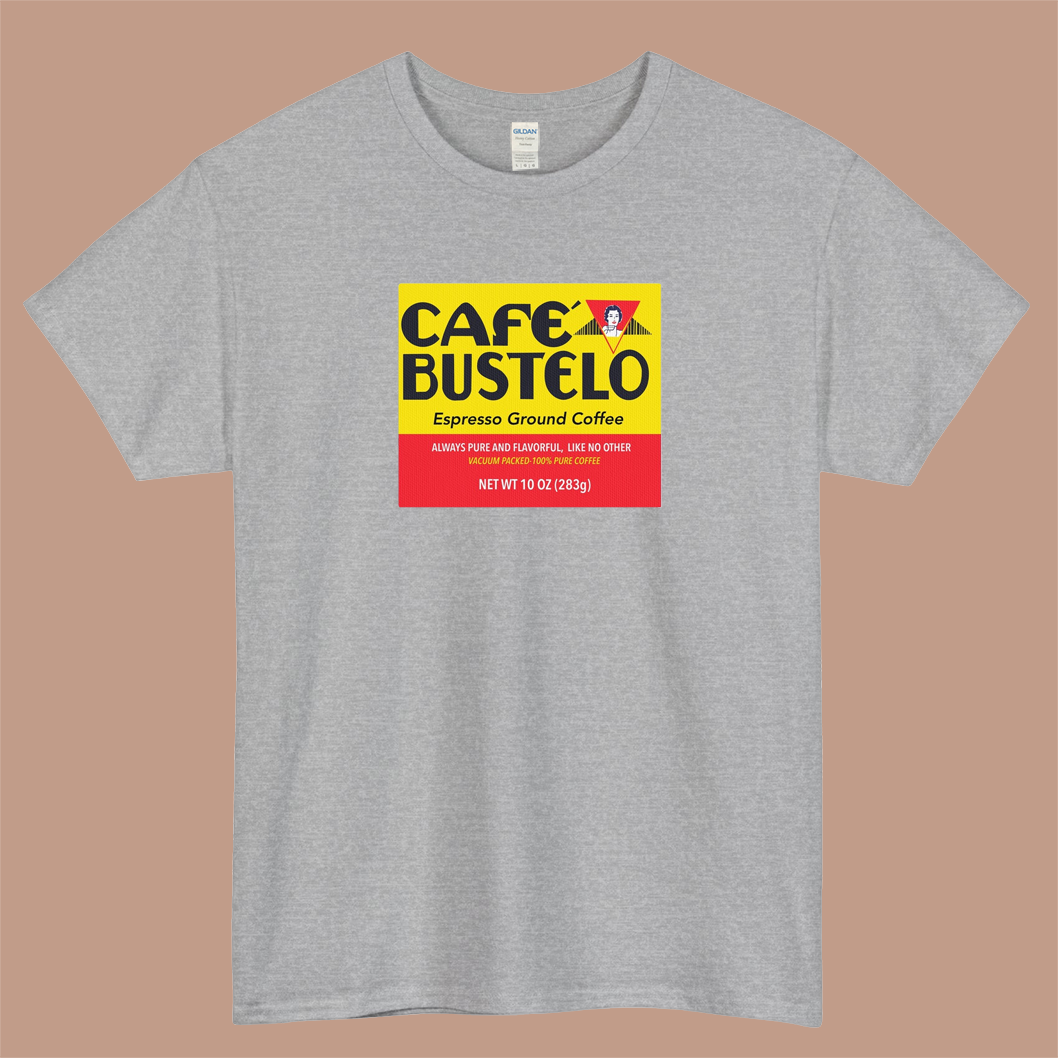 Café bustelo Logo Mens Unisex Short Sleeve T-Shirt Size S-3XL - P