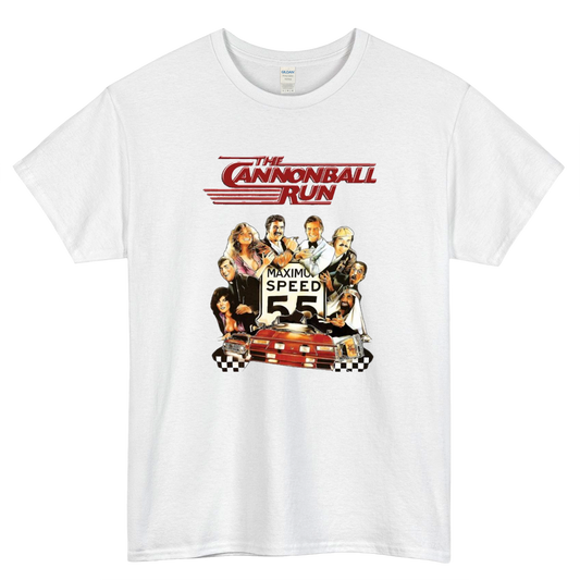 Cannonball Run Logo Mens Unisex Short Sleeve T-Shirt Size S-3XL - P