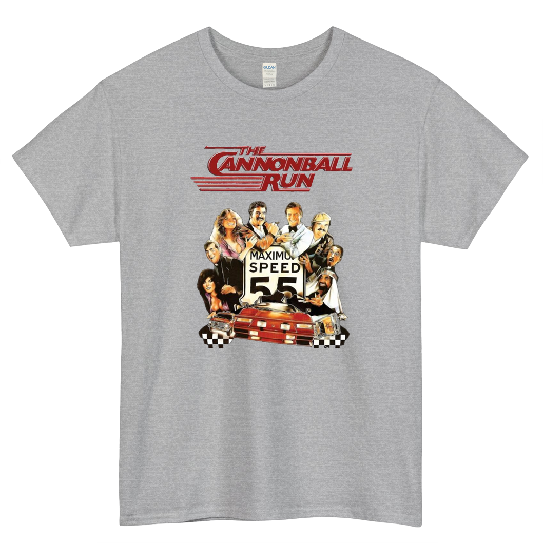 Cannonball Run Logo Mens Unisex Short Sleeve T-Shirt Size S-3XL - P