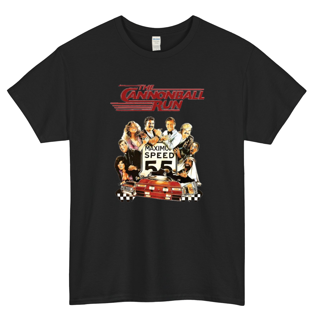 Cannonball Run Logo Mens Unisex Short Sleeve T-Shirt Size S-3XL - P