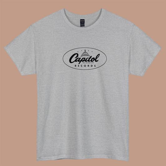 Capitol Records Active Logo SHORT SLEEVE T SHIRT SIZE S-3XL -P