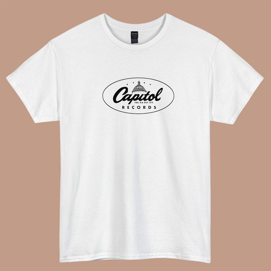 Capitol Records Active Logo SHORT SLEEVE T SHIRT SIZE S-3XL -P