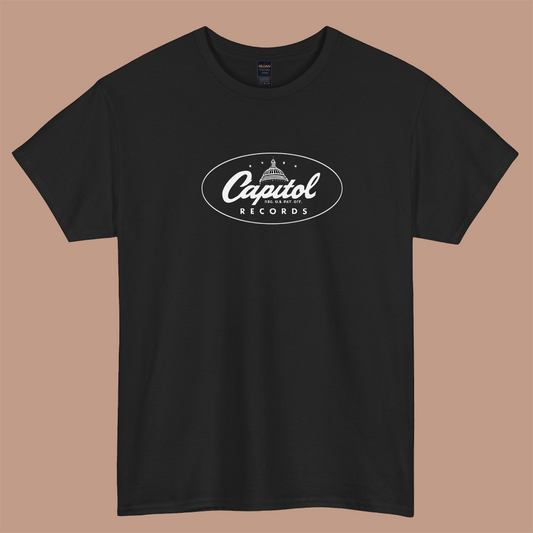 Capitol Records Active Logo SHORT SLEEVE T SHIRT SIZE S-3XL -P