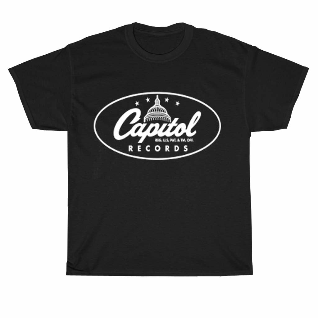 Capitol Records Company Logo Unisex Men's T Shirt Size S to 3XL