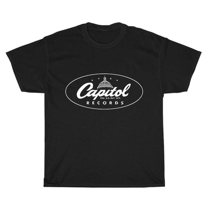 Capitol Records Logo Men's Unisex T Shirt Size S to 3XL