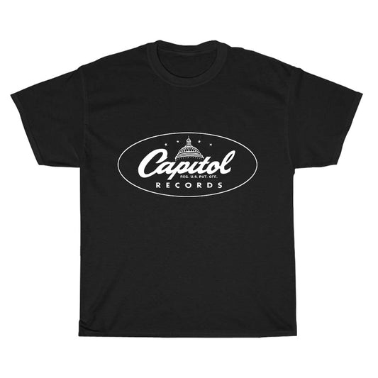 Capitol Records Logo Men's Unisex T Shirt Size S to 3XL