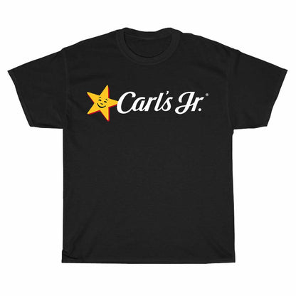 Carl's Jr. American Fast Food Restaurant Graphic Logo Unisex Men's T Shirt Size S to 3XL