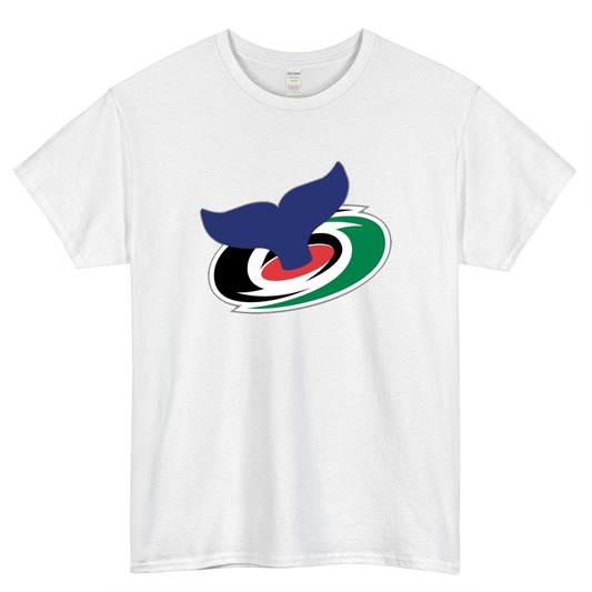 Carolina Whalers Logo Mens Unisex Short Sleeve T-Shirt Size S-3XL - P