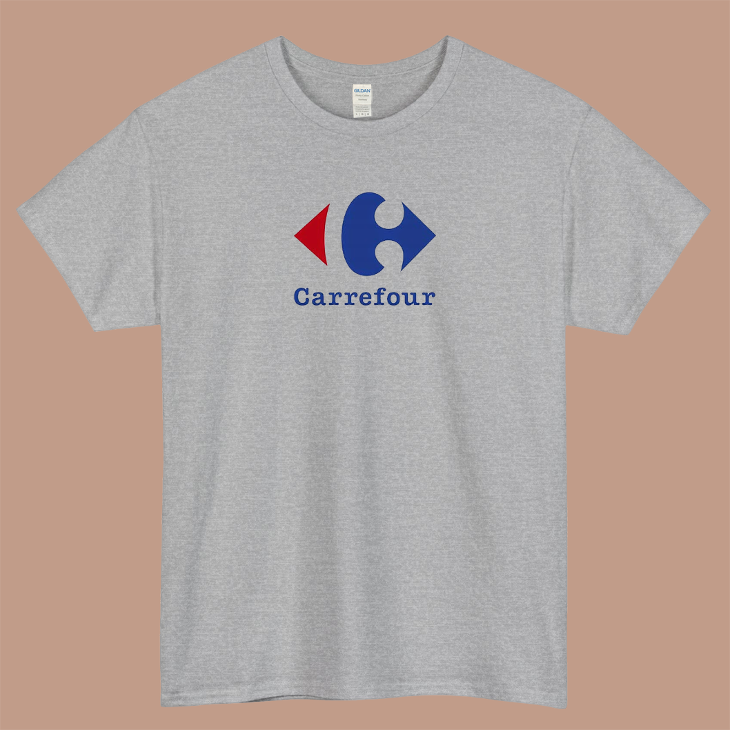 Carrefour Logo Mens Unisex Short Sleeve T-Shirt Size S-3XL