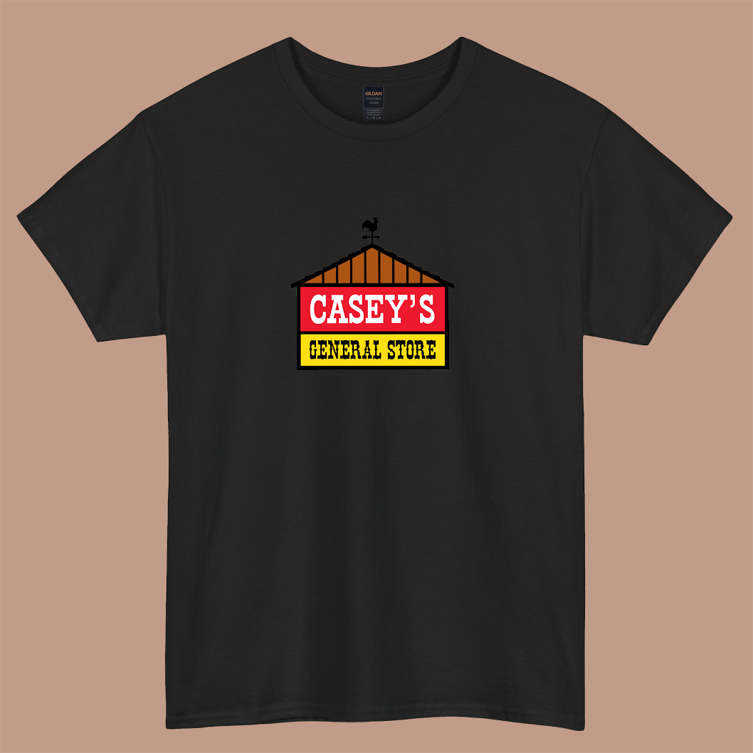Casey's General Stores Logo short sleeve t shirt size S-3XL -P