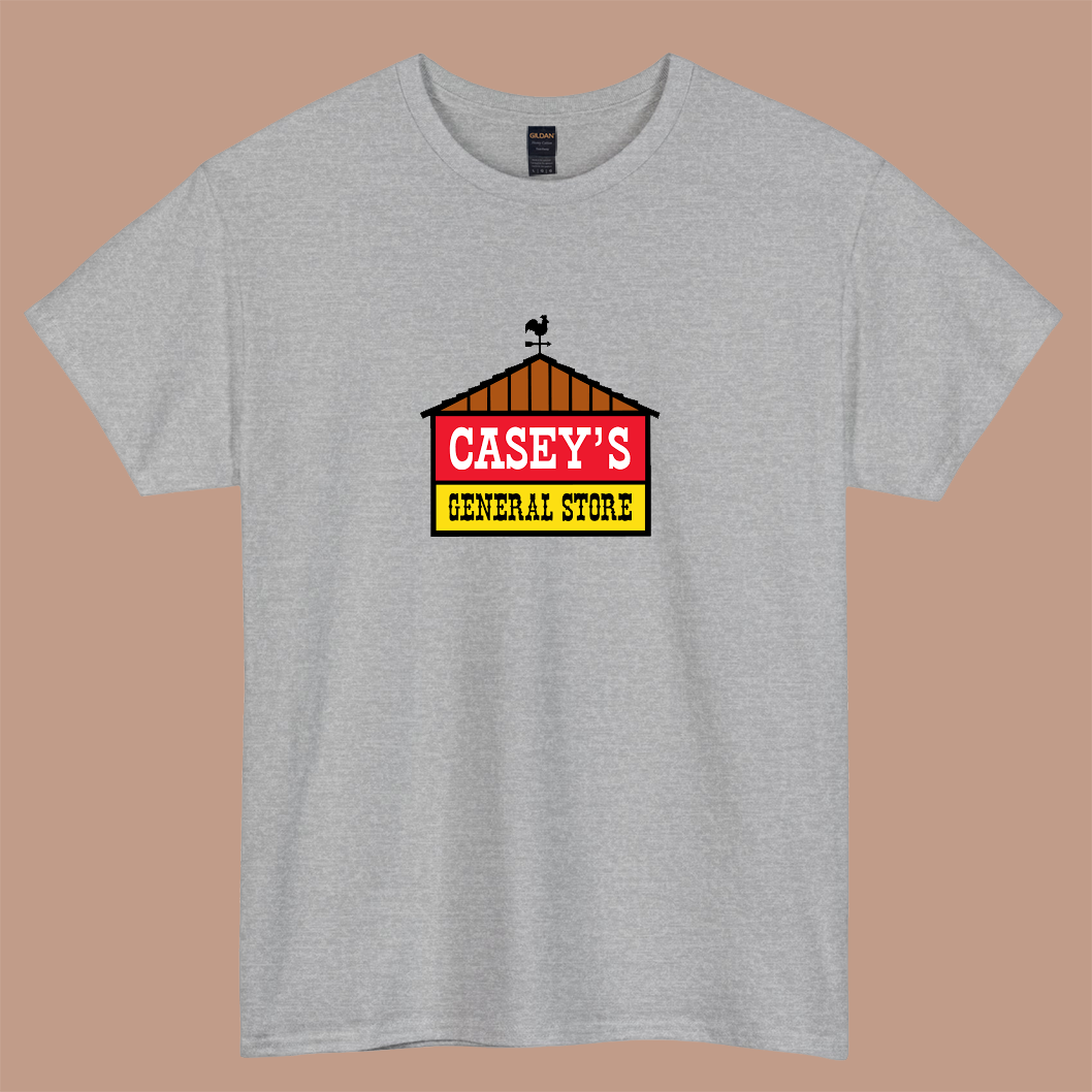 Casey's General Stores Logo short sleeve t shirt size S-3XL -P