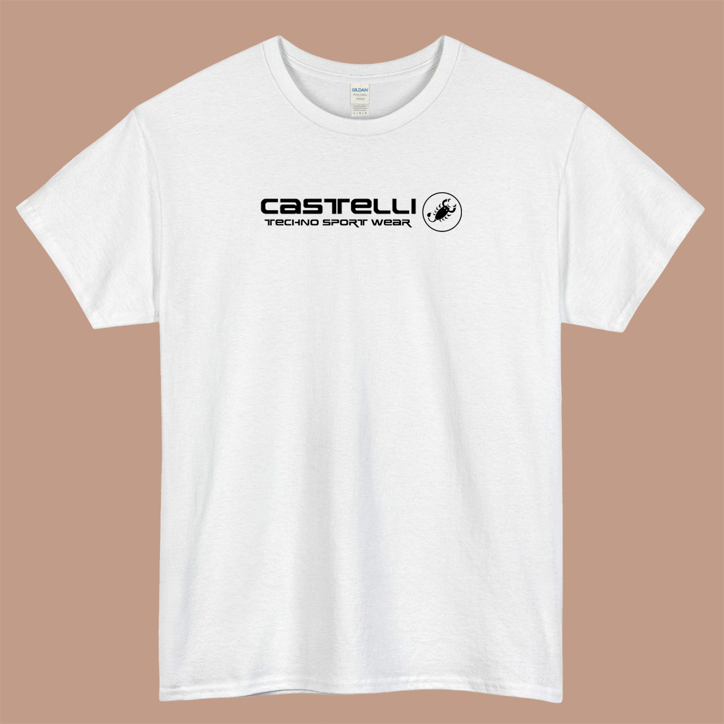 Castelli Brand Logo Mens Unisex Short Sleeve T-Shirt Size S-3XL