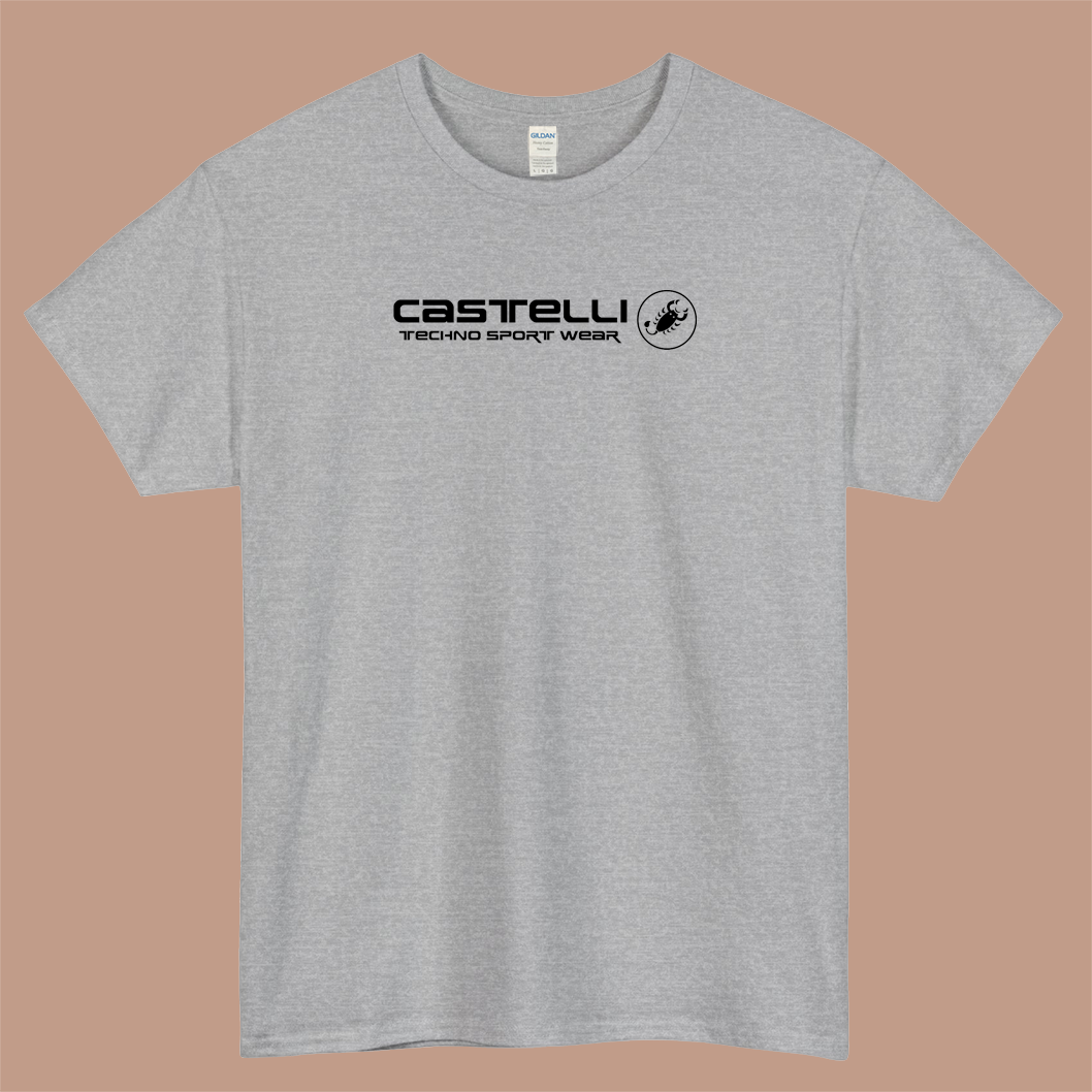 Castelli Brand Logo Mens Unisex Short Sleeve T-Shirt Size S-3XL