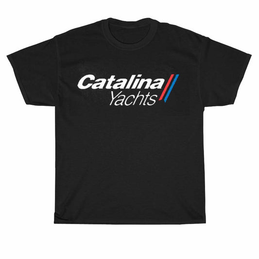 Catalina Sailboat Luxury Sailing Yacht Logo Unisex Men's T Shirt Size S to 3XL