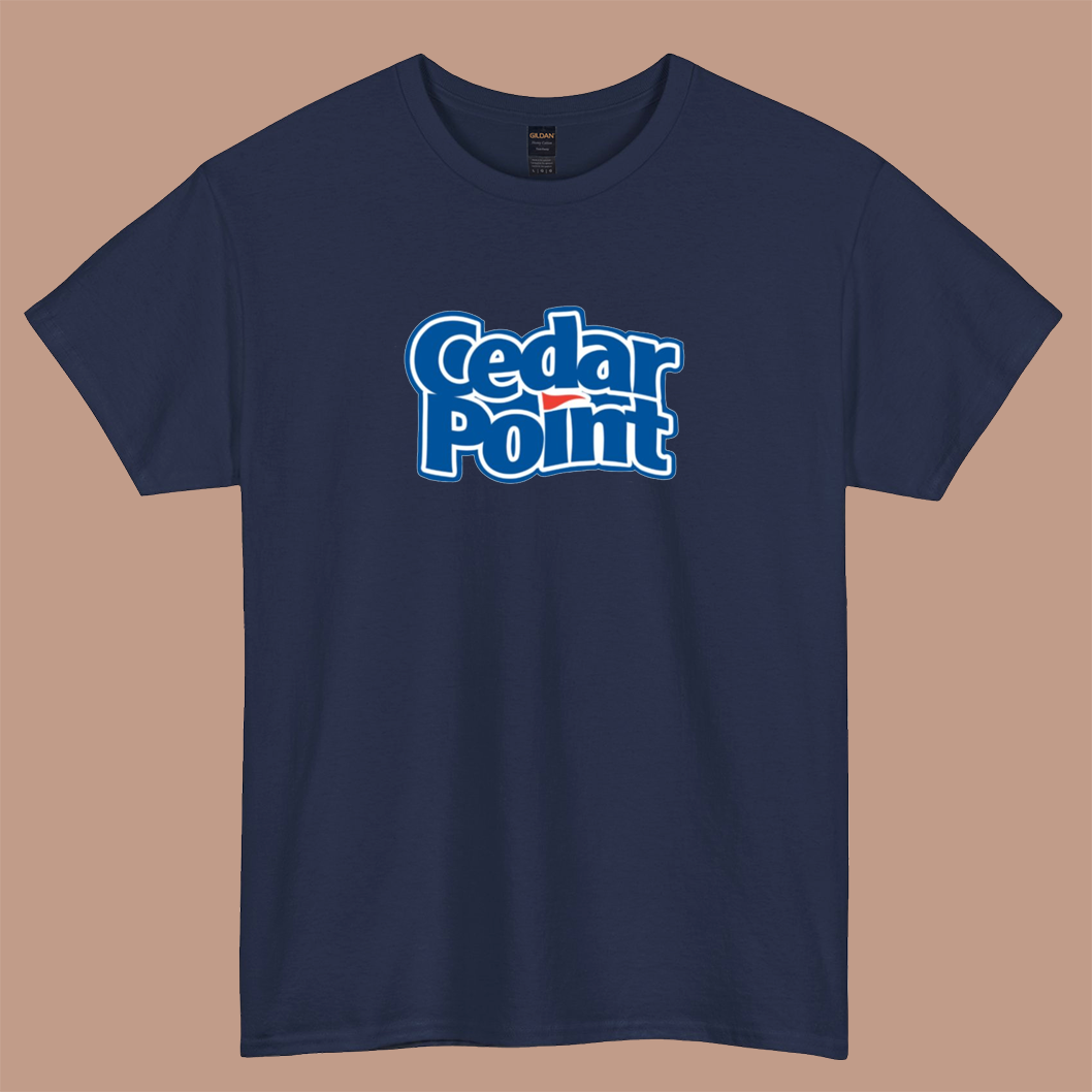 Cedar Point Logo short sleeve t shirt size S-3XL -P